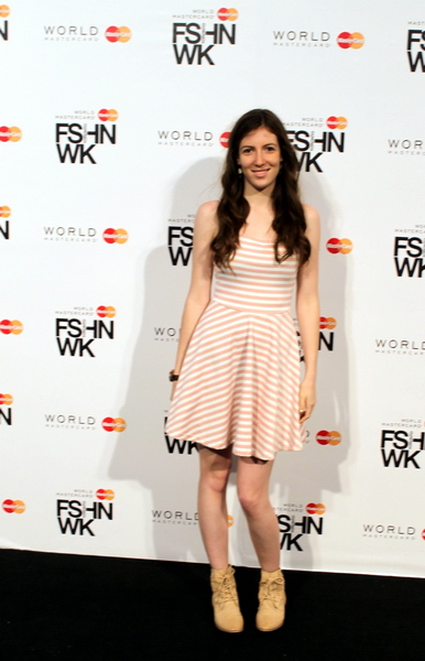 Cleo Tellier at the 2014 World MasterCard Fashion Week