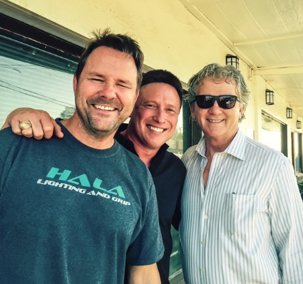Hanging on The Streets of Bakersfield with Director Will Wallace and Actor Patrick Duffy while filming 