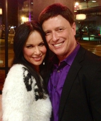 With LeeAnne Locken at Illume. ,Robert J Johnson, Robert Johnson, Actor, Print Model, Dallas