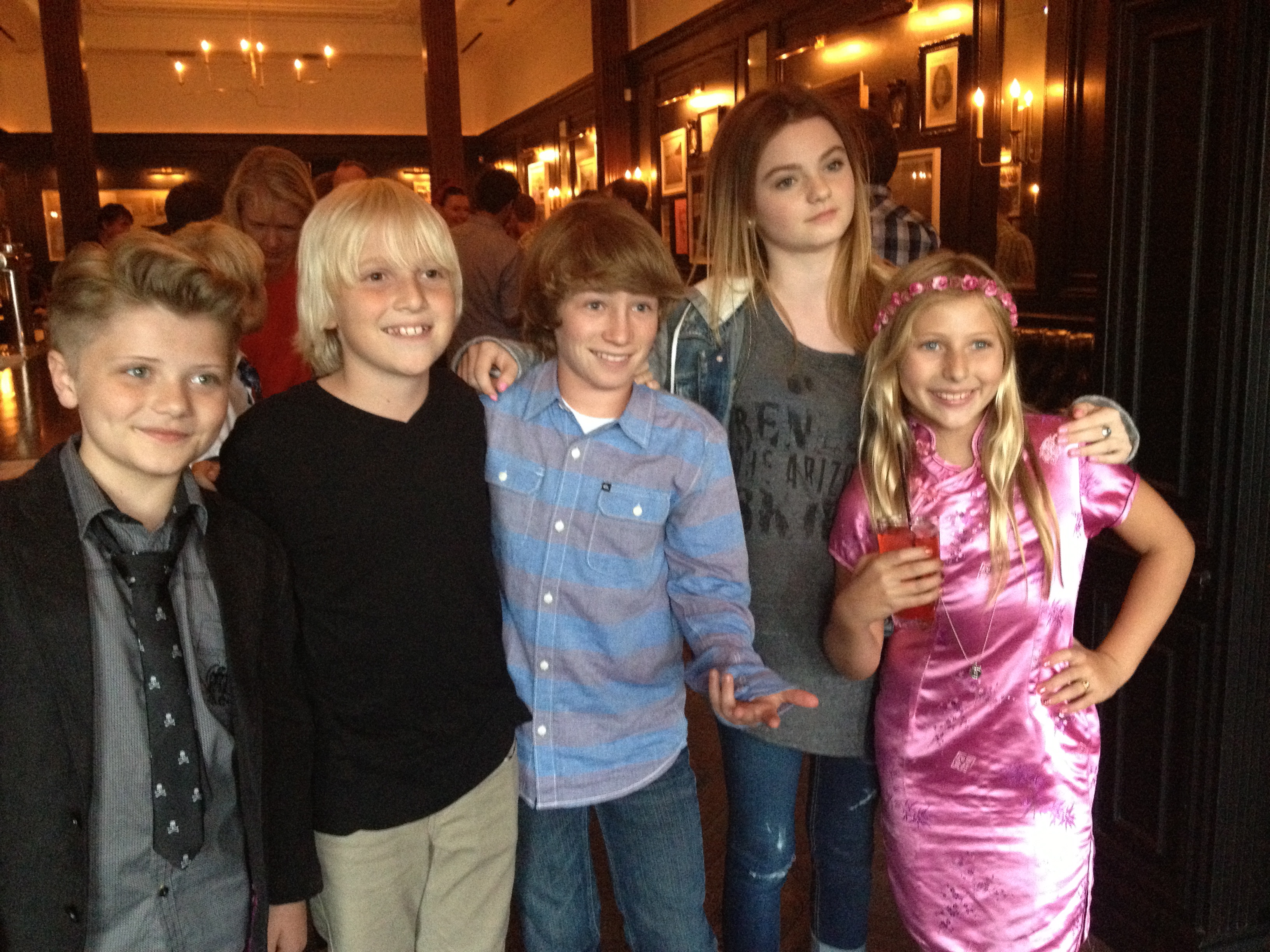 Morgan Lily, Miles Elliot, Jake Brennan, Cooper Roth and Sunny May Allison
