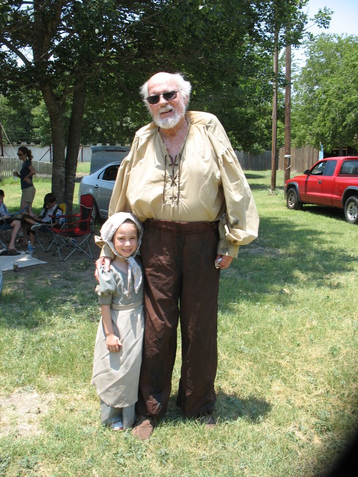 Kelsey on set of filming Stryngs with actor Grant James.