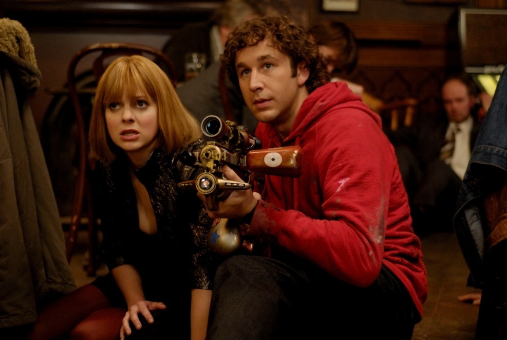 Still of Anna Faris and Chris O'Dowd in Frequently Asked Questions About Time Travel (2009)