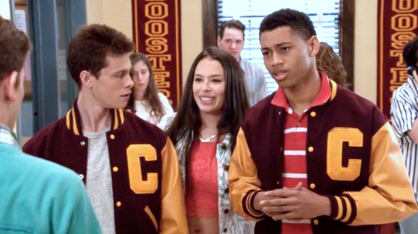 Still of Chloe Bridges and Donald Dash in The Carrie Diaries