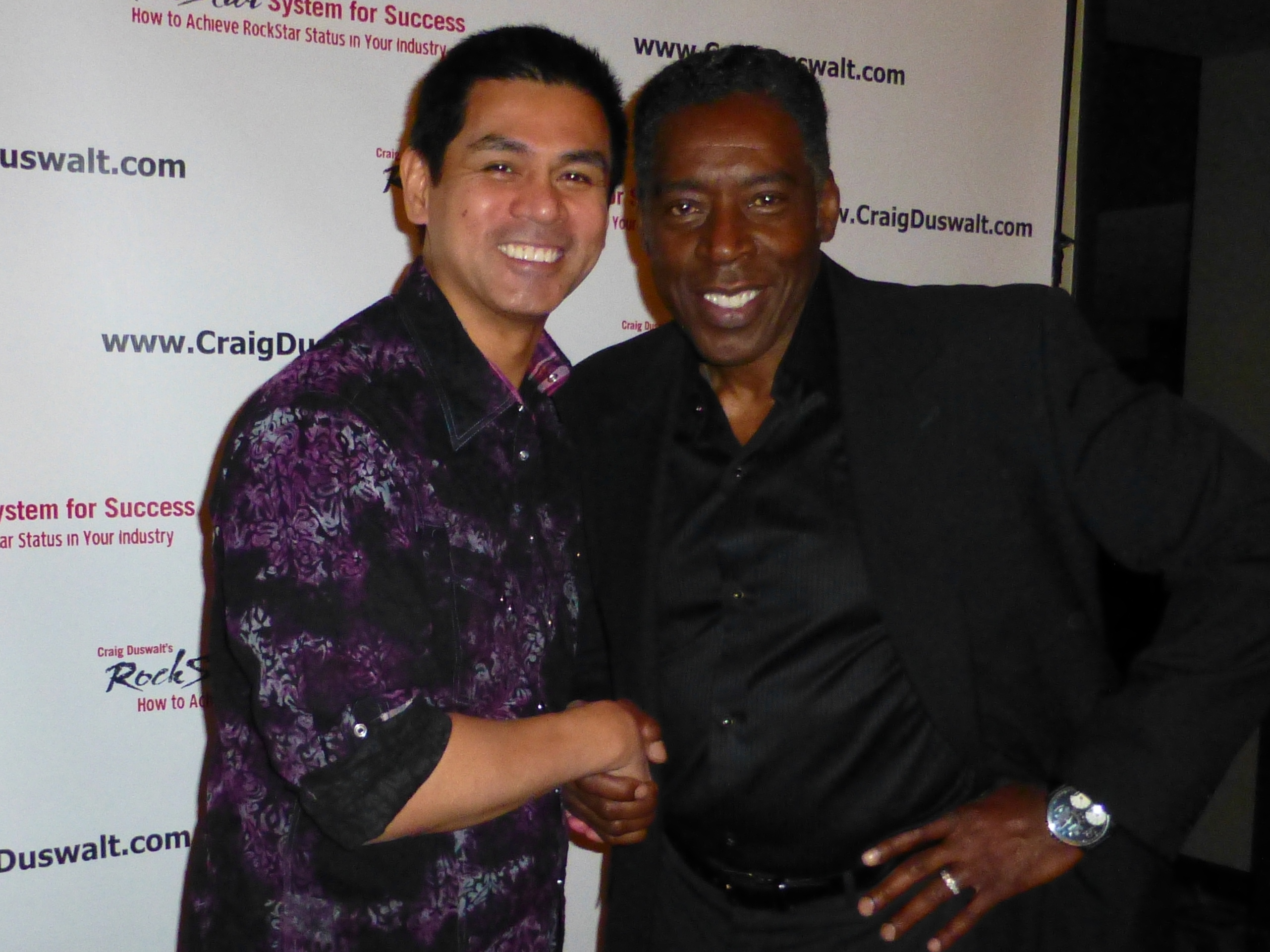 Ernie Hudson of films Ghostbusters, The Crow and TV show Oz at Craig Duswalt's Marketing Bootcamp