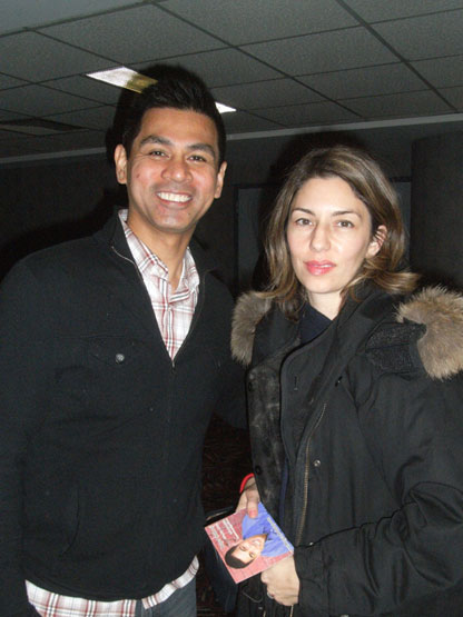 Director Sofia Coppola after a screening of her film Somewhere