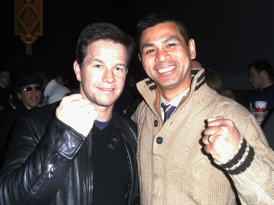 Mark Wahlberg after screening of The Fighter