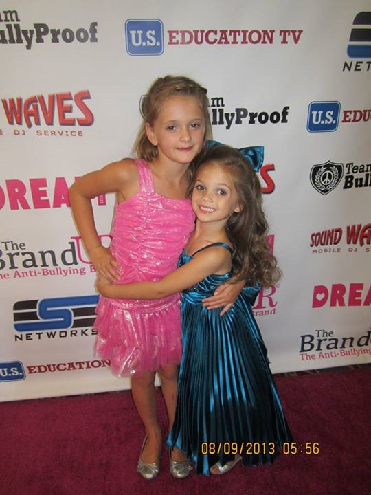 Addison LaFountain and Paisley Dickey In Hollywood Brand UR Be A Buddy Not A Bully launch