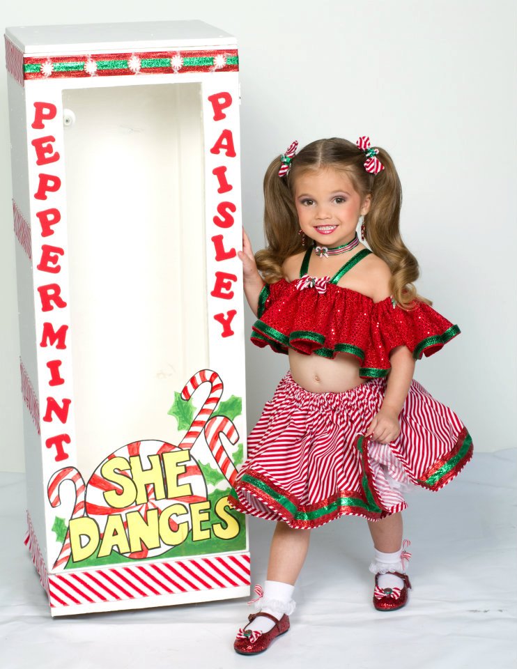 Peppermint Paisley. As seen on Toddlers and Tiaras