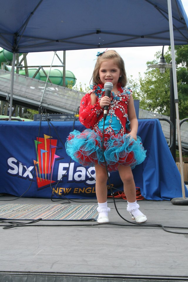 Performing at Six Flags New England
