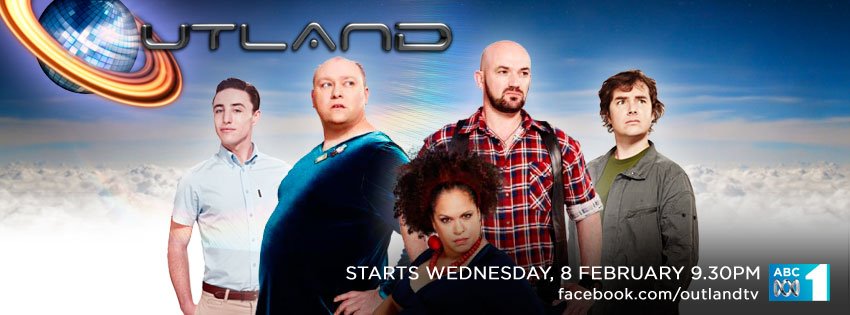 Ben Gerrard as Toby (far left) in ABC1's 'Outland'