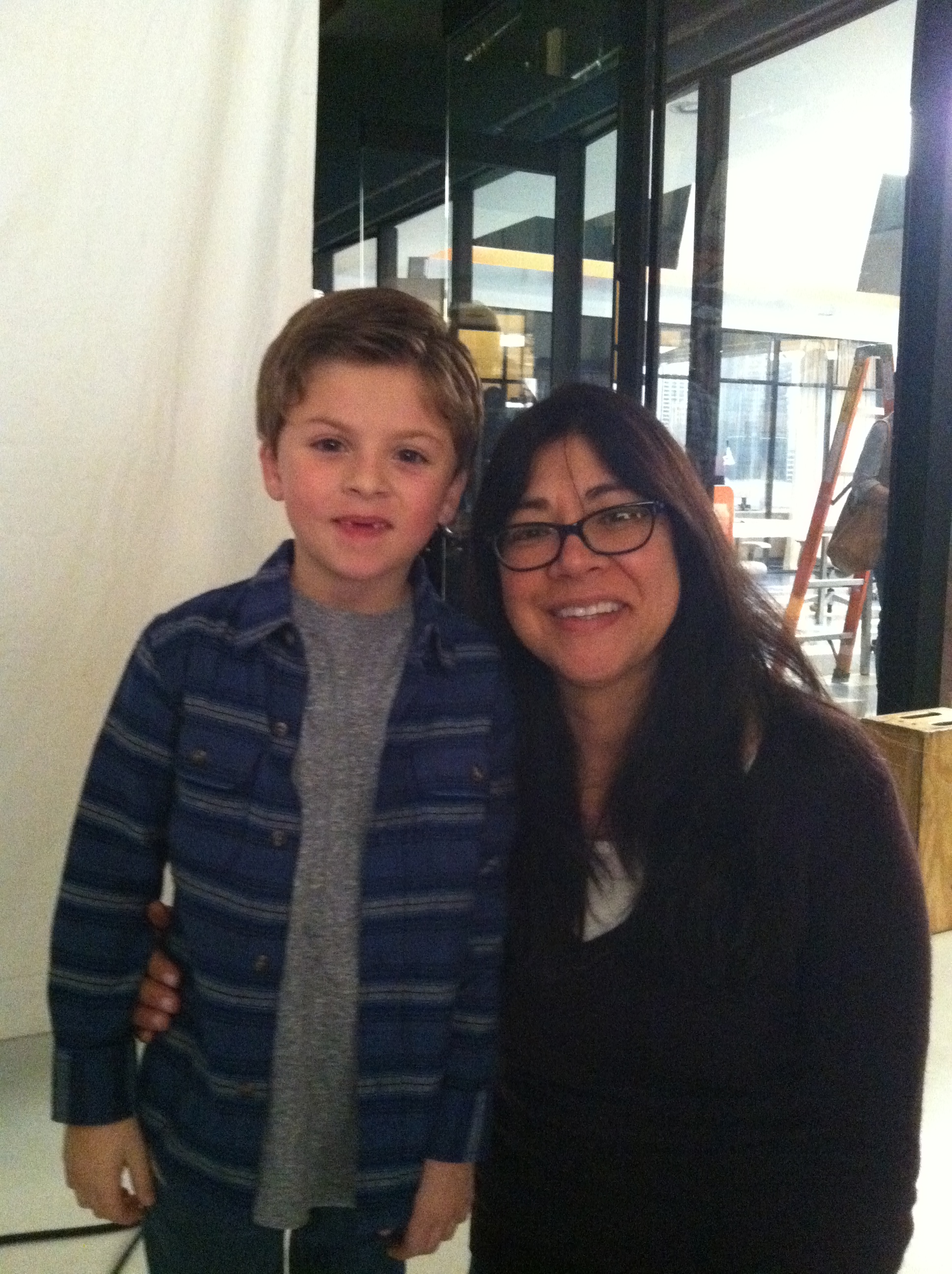 With Linda Mendoza, director of episode 117 of 