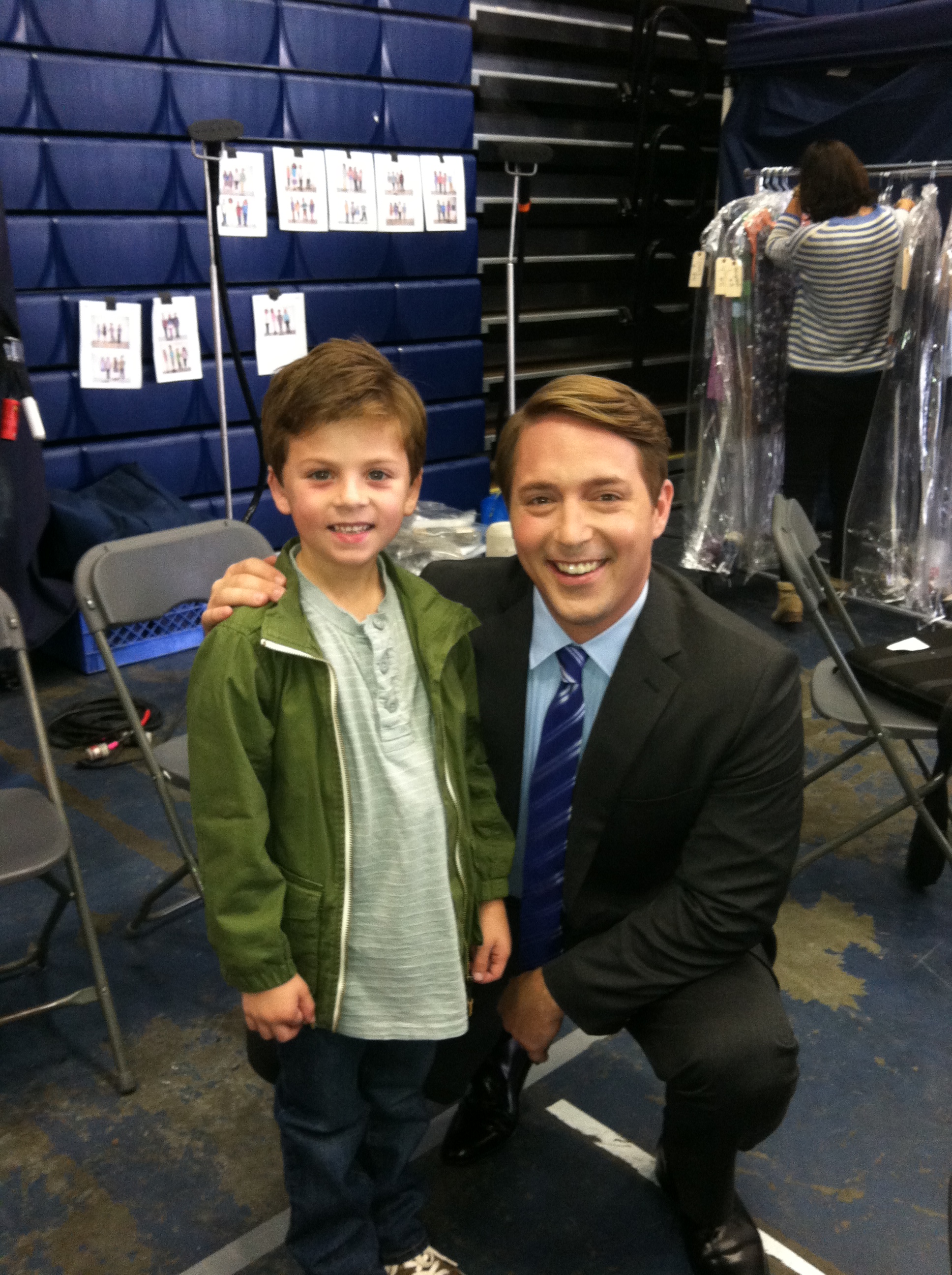 With Beck Bennett at AT&T 