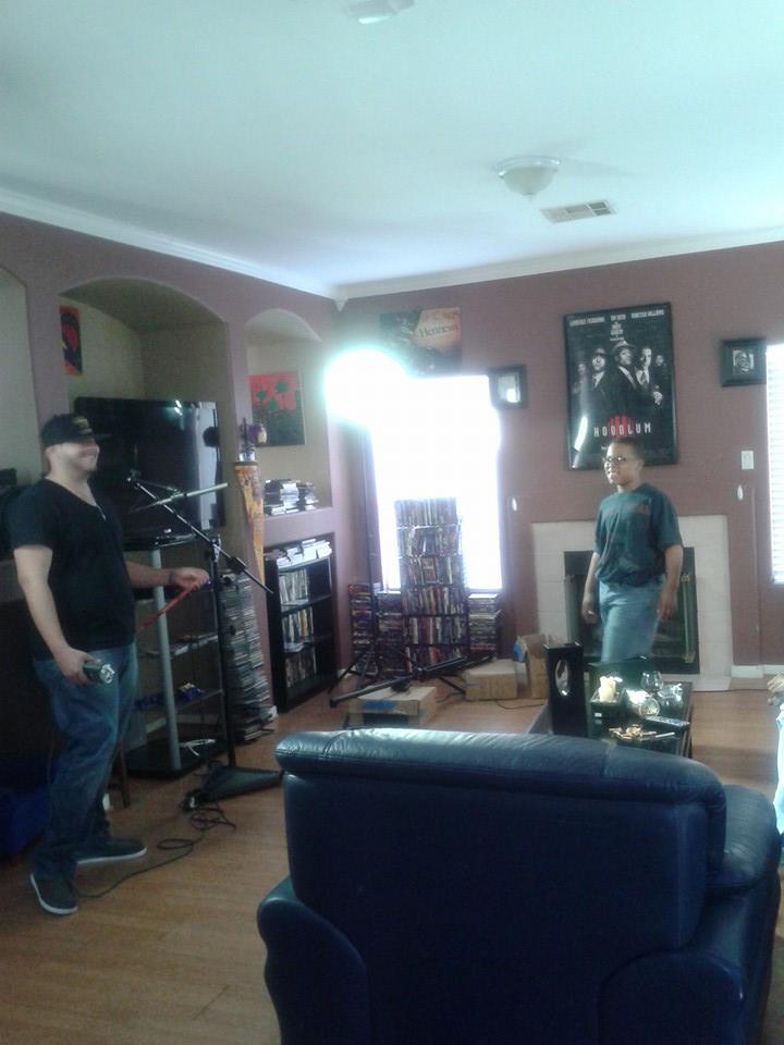 On the set behind the scenes of:A sons Love