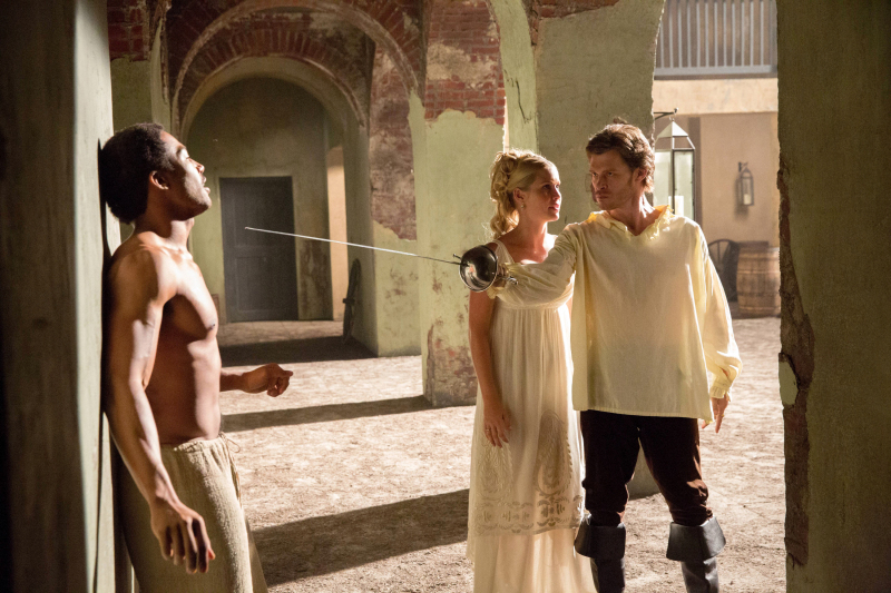 Still of Joseph Morgan, Charles Michael Davis and Claire Holt in The Originals (2013)