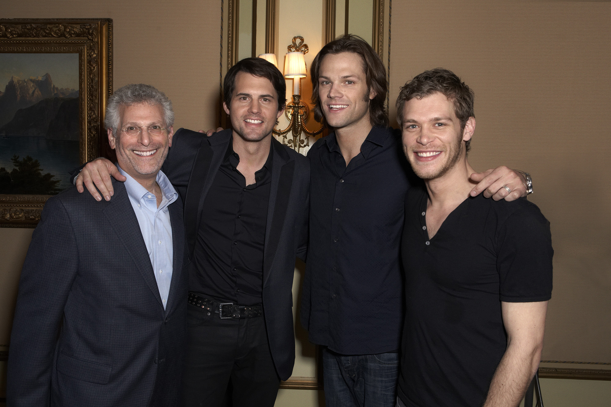 Joseph Morgan, Jared Padalecki and Mark Pedowitz