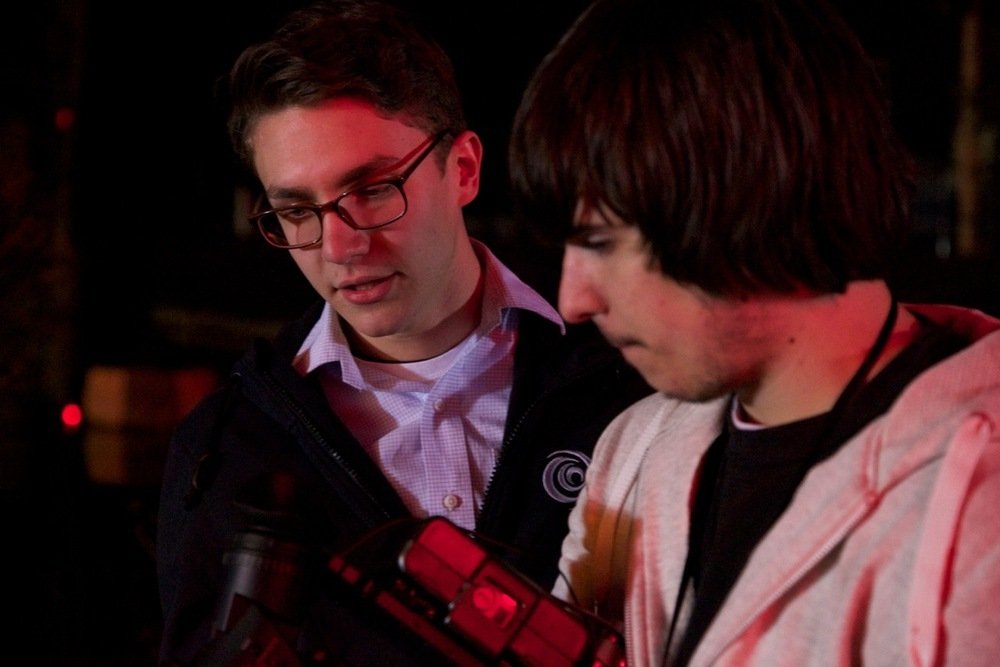 (From Left to Right) Director Jared Passante and Director of Photography Sam Mosco.