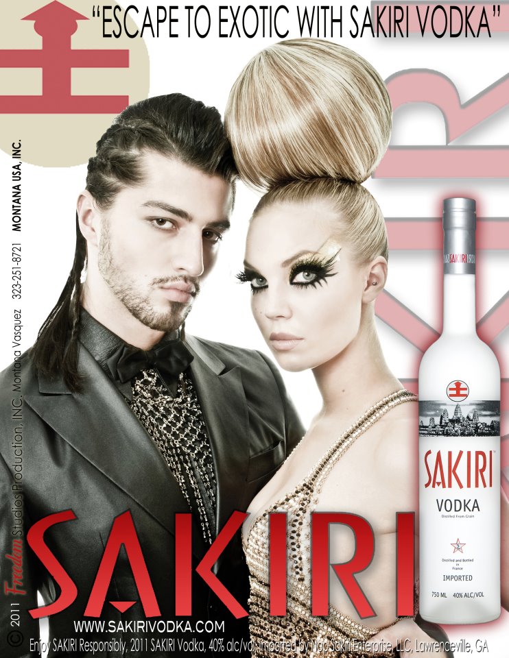 Sakiri Vodka campagne