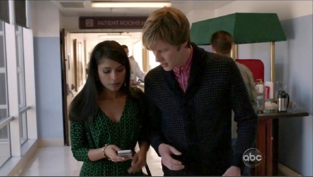 Dilshad Vadsaria & Gabriel Mann - Still from ABC's 