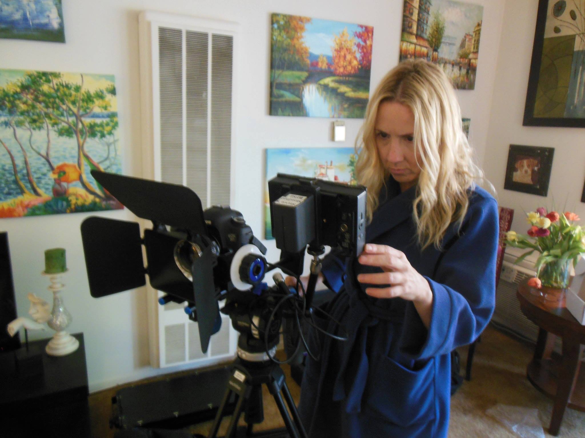 Laura Burnett directing 
