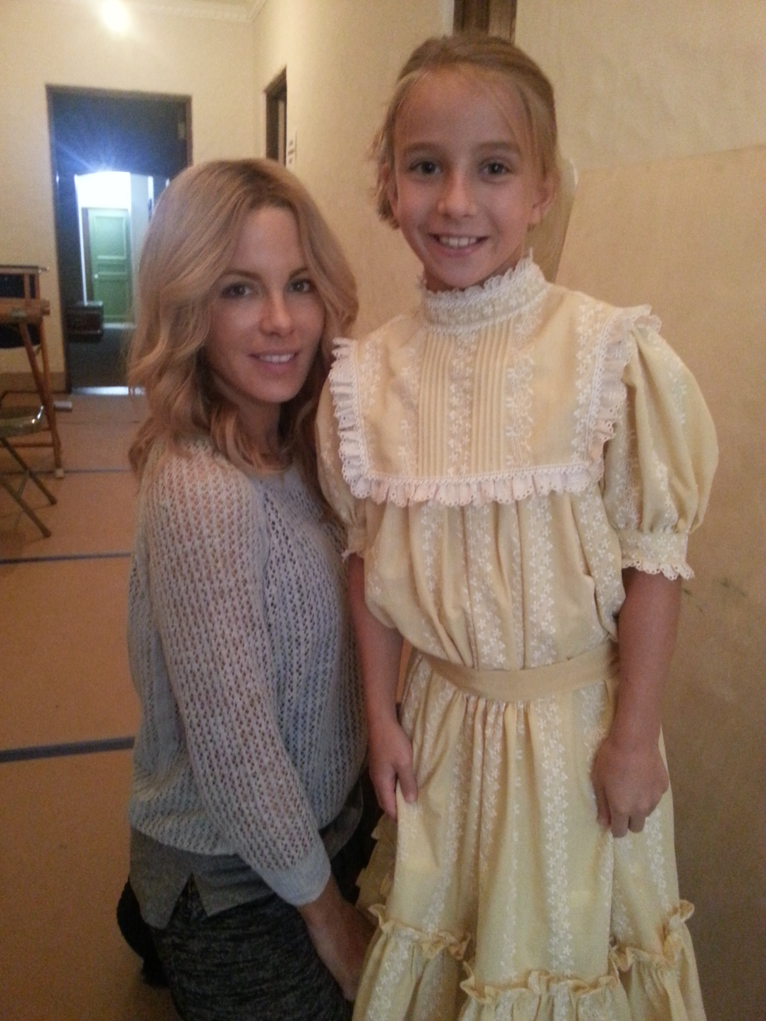 Paris with Kate Beckinsale - on set of The Disappointments Room