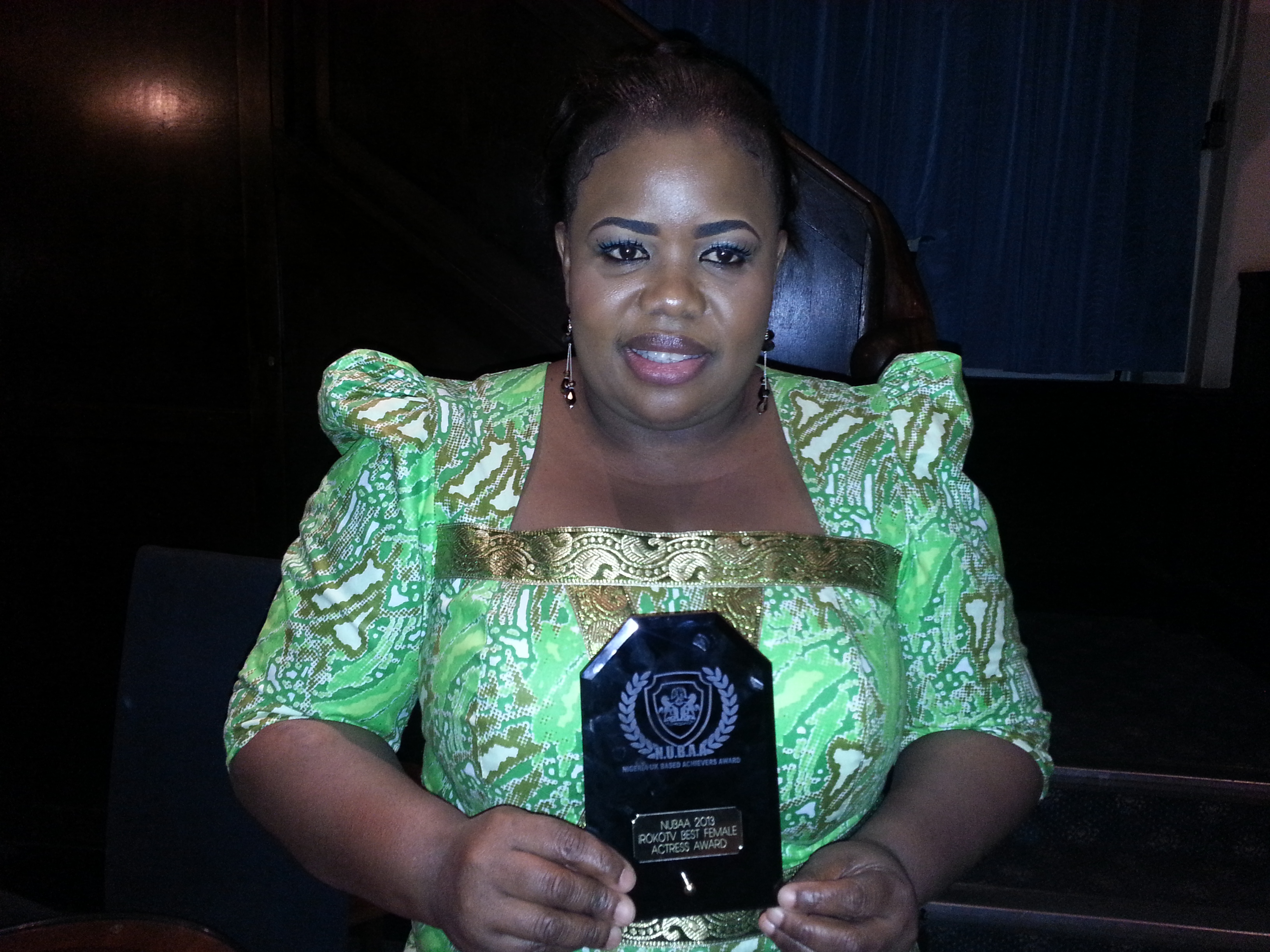 Nigerian UK Based Achievement Awards 2013: IROKO TV Sponsored BEST ACTRESS
