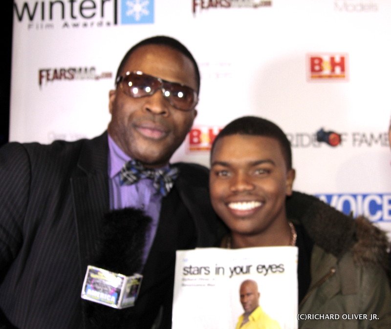 Celebrity Host & Executive Producer, Writer, Actor & Director of The Rhyme Impersonator Show: Richard Oliver Jr. with Hollywood Actor: 