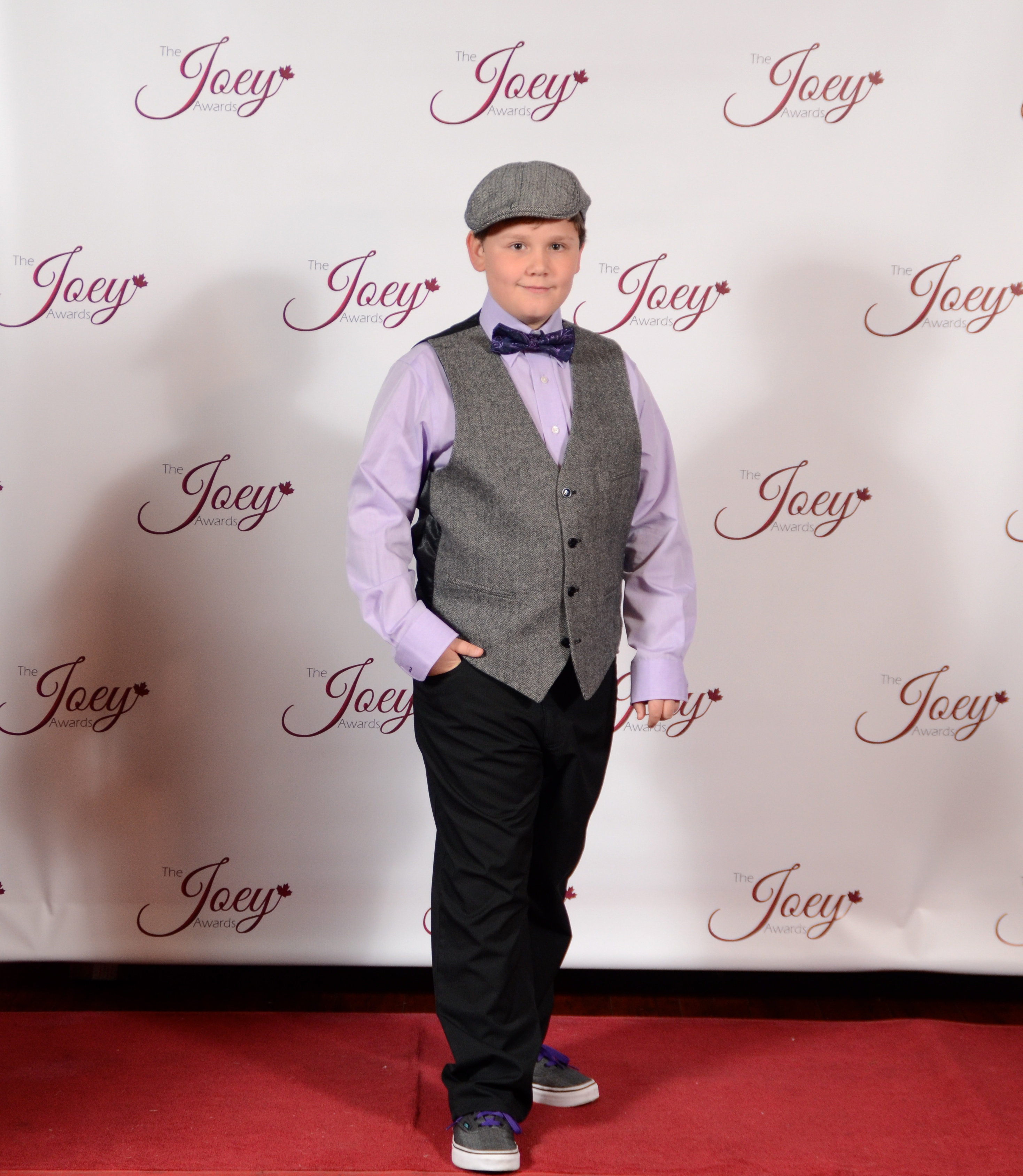 CJ on the red carpet of the 2014 Joey Awards in Vancouver
