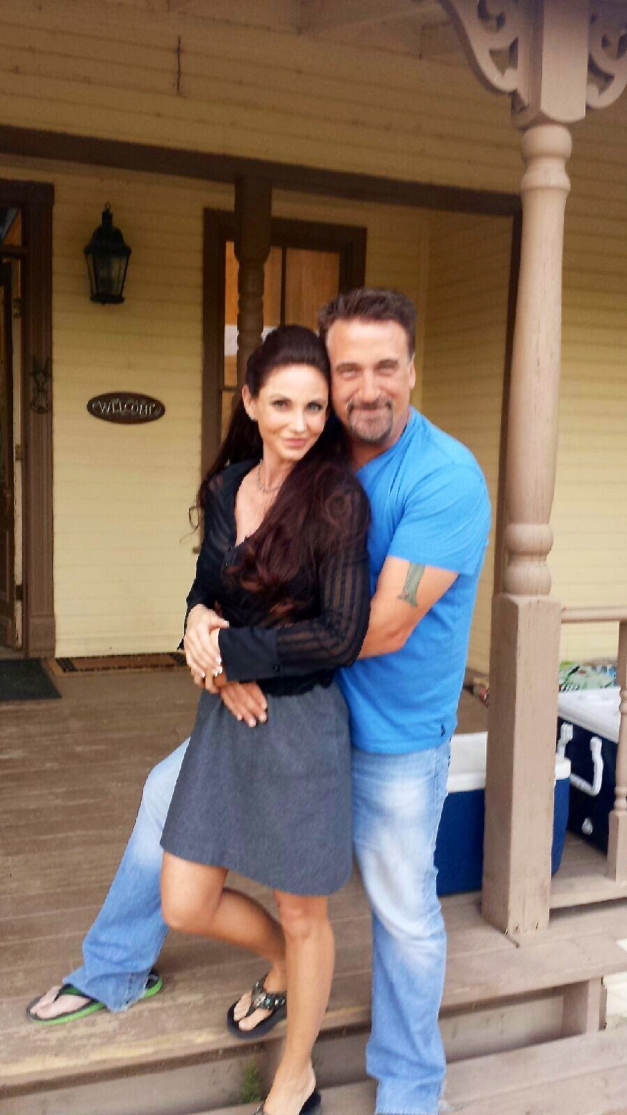 Having sooo much fun working side-by-side (literally) with Daniel Baldwin of the set of Deadly Sanctuary!