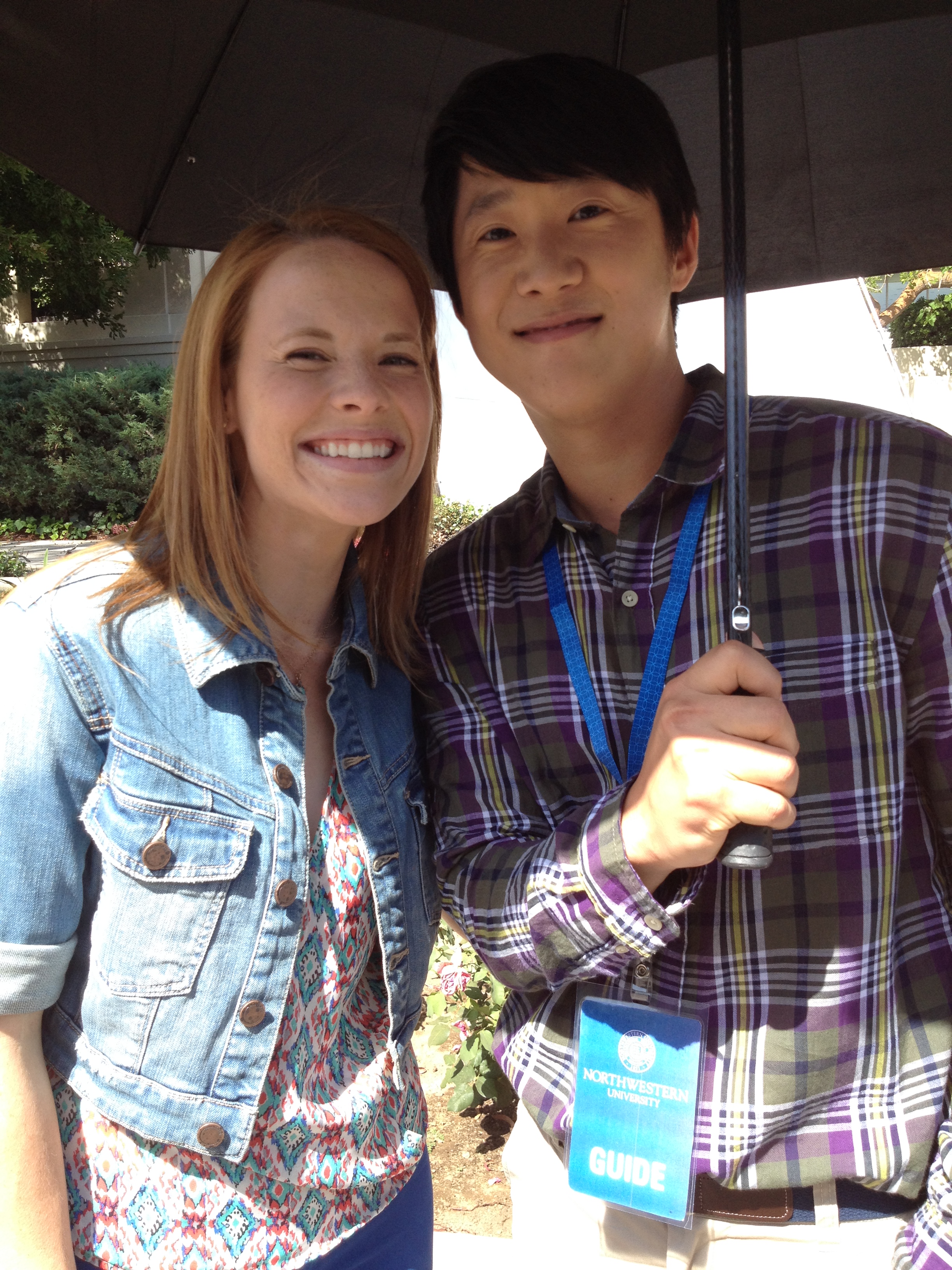 The fabulous Katie Leclerc and I on set for Switched at Birth!