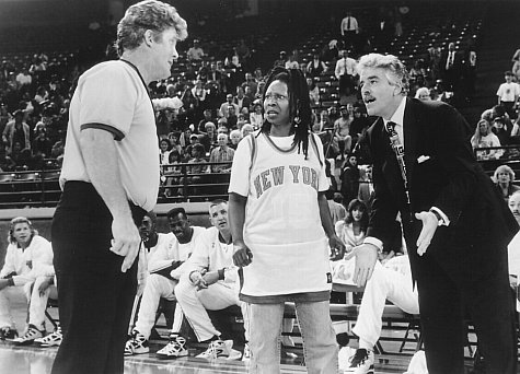 Still of Whoopi Goldberg, Dennis Farina and David Dwyer in Eddie (1996)