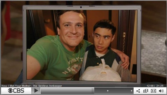 William Ngo and Jason Segel in How I Met Your Mother