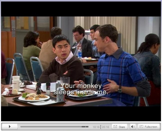 William Ngo and Jim Parson in The Big Bang Theory