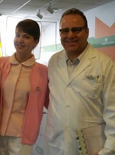 Dean Dawson as the Doctor and Tatiana Zhigulina is the Nurse for a Samsung Medical Tourism commercial.