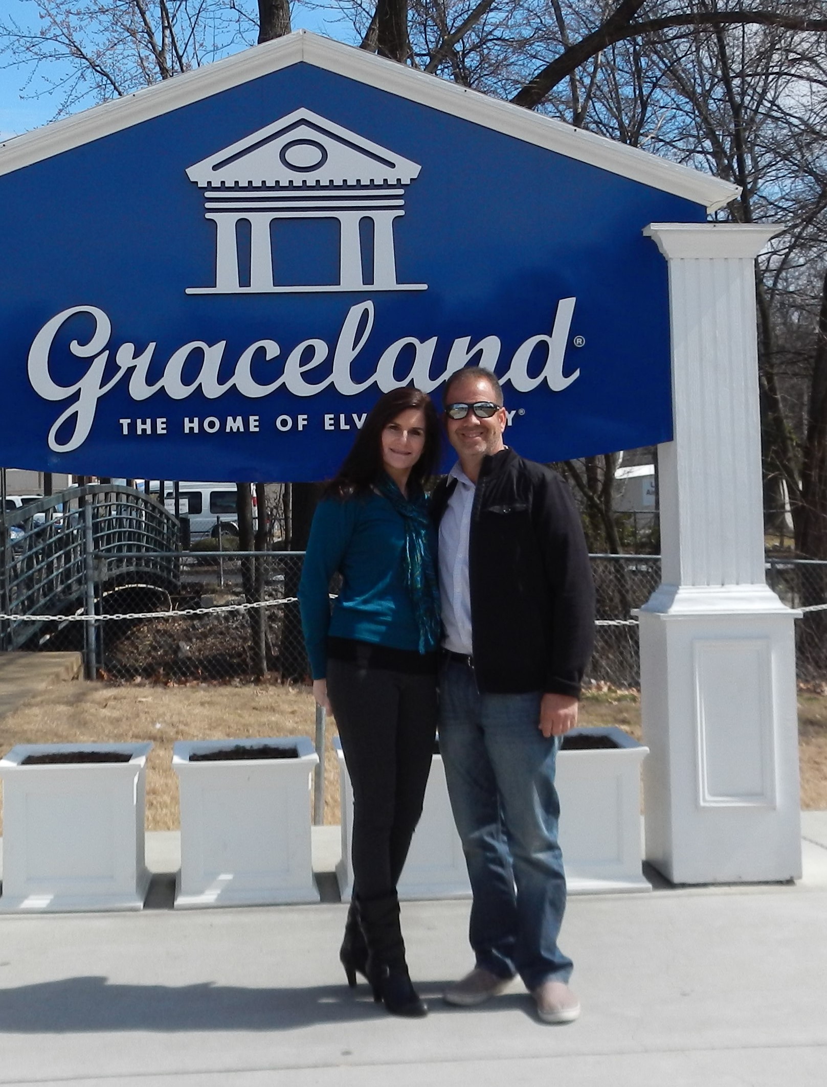 George and Christine at Graceland