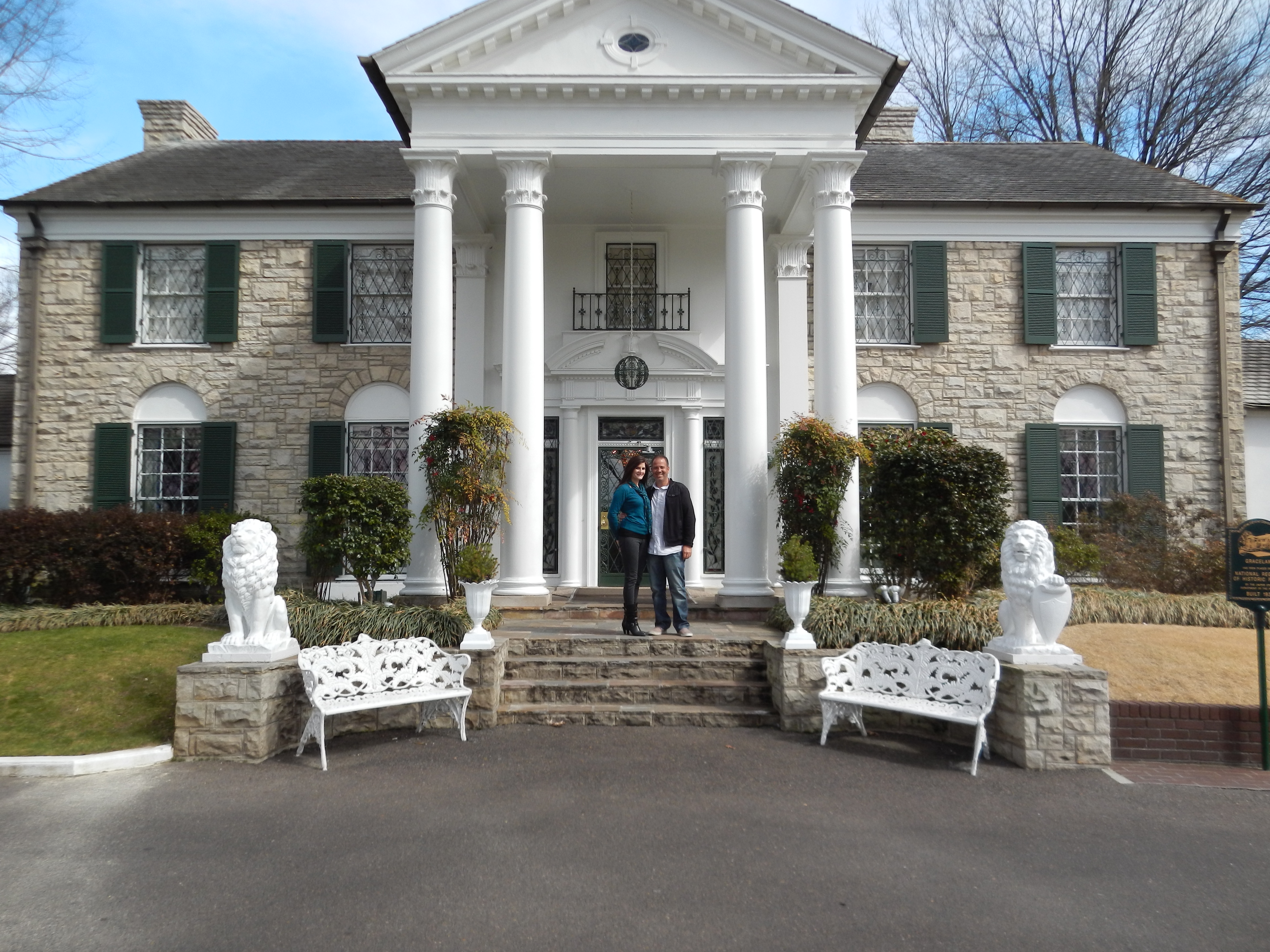 George and Christine at Graceland