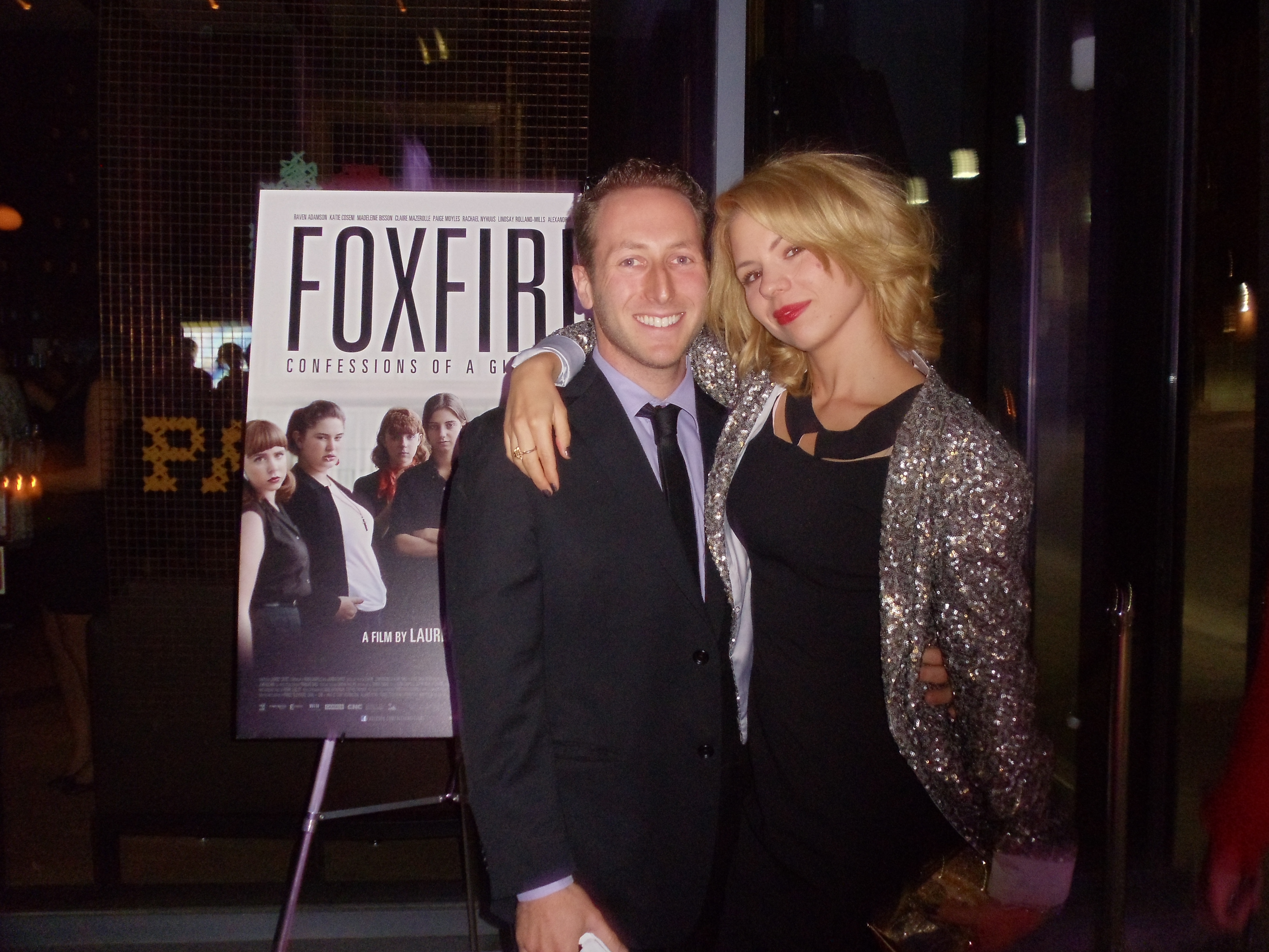 Josh Epstein and Ali Liebert at Foxfire premiere