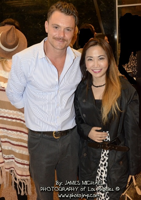 Tracy Mcnulty and Actor Clayne Crawford at Sundance TV Rectify Event