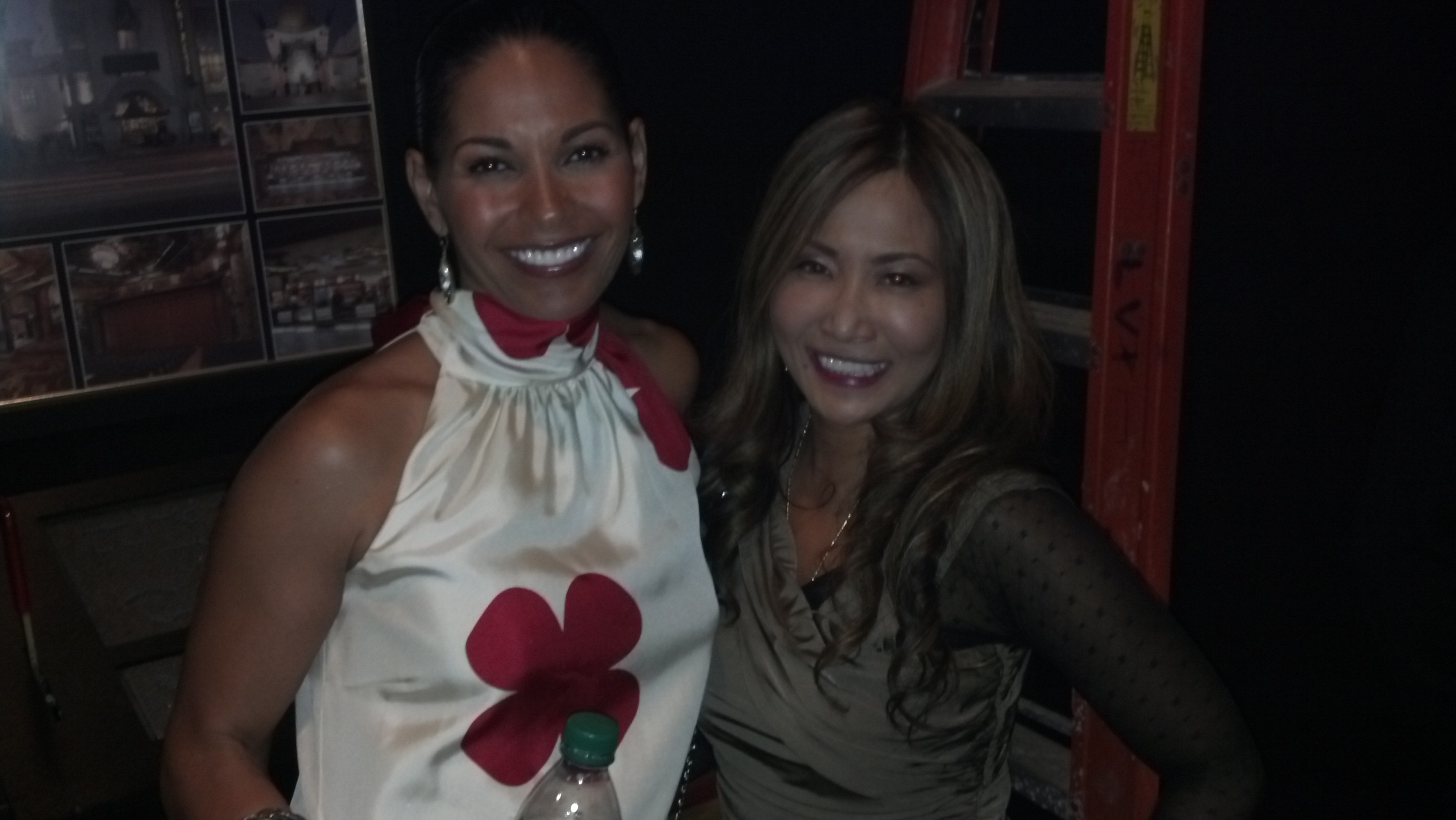 Tracy Mcnulty and Salli Richardson-Whitfield at Dave Brown BET Event