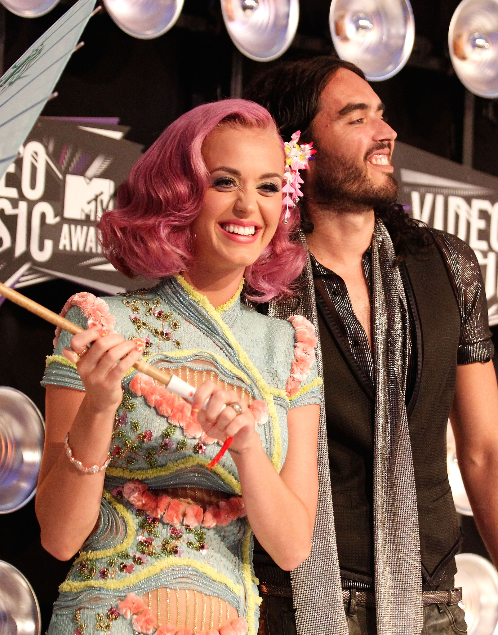 Russell Brand and Katy Perry