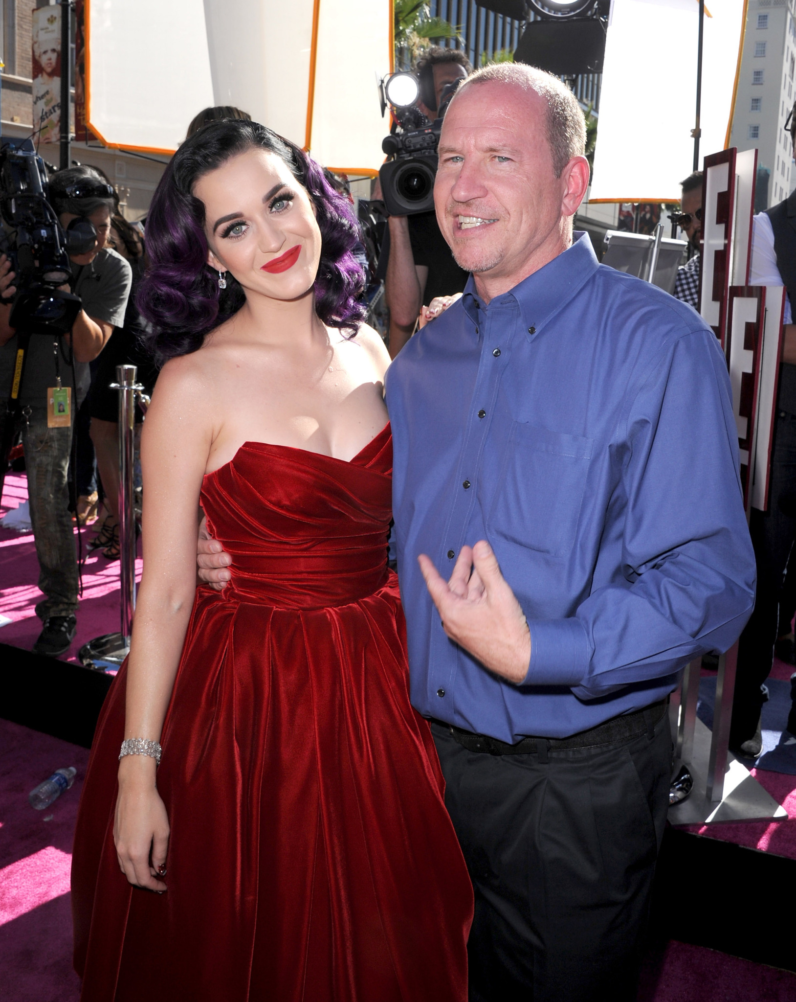 Katy Perry and Rob Moore at event of Katy Perry: Part of Me (2012)