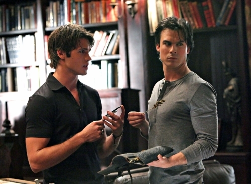 Still of Ian Somerhalder and Steven R. McQueen in Vampyro dienorasciai (2009)