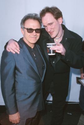 Harvey Keitel and Quentin Tarantino