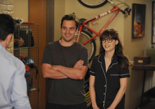 Still of Zooey Deschanel and Jake Johnson in New Girl (2011)