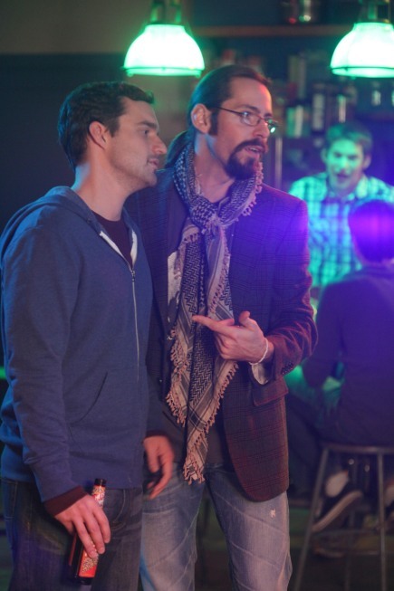 Still of Martin Starr and Jake Johnson in New Girl (2011)