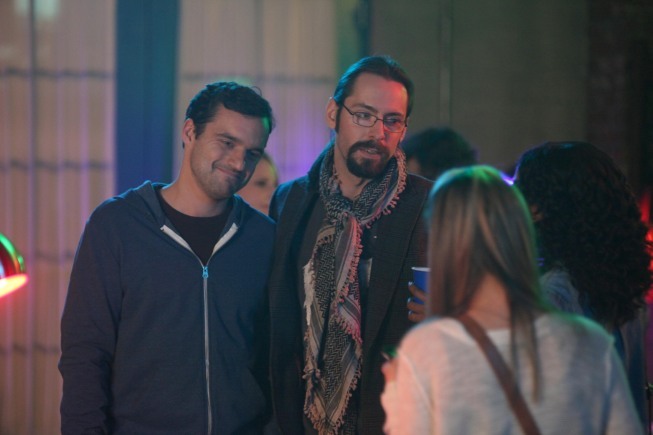 Still of Martin Starr and Jake Johnson in New Girl (2011)