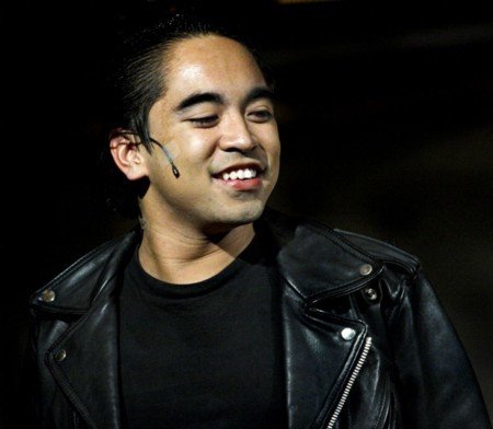 Dane Ortega, as Danny Zuko in Whitney High School's Spring Musical, Grease