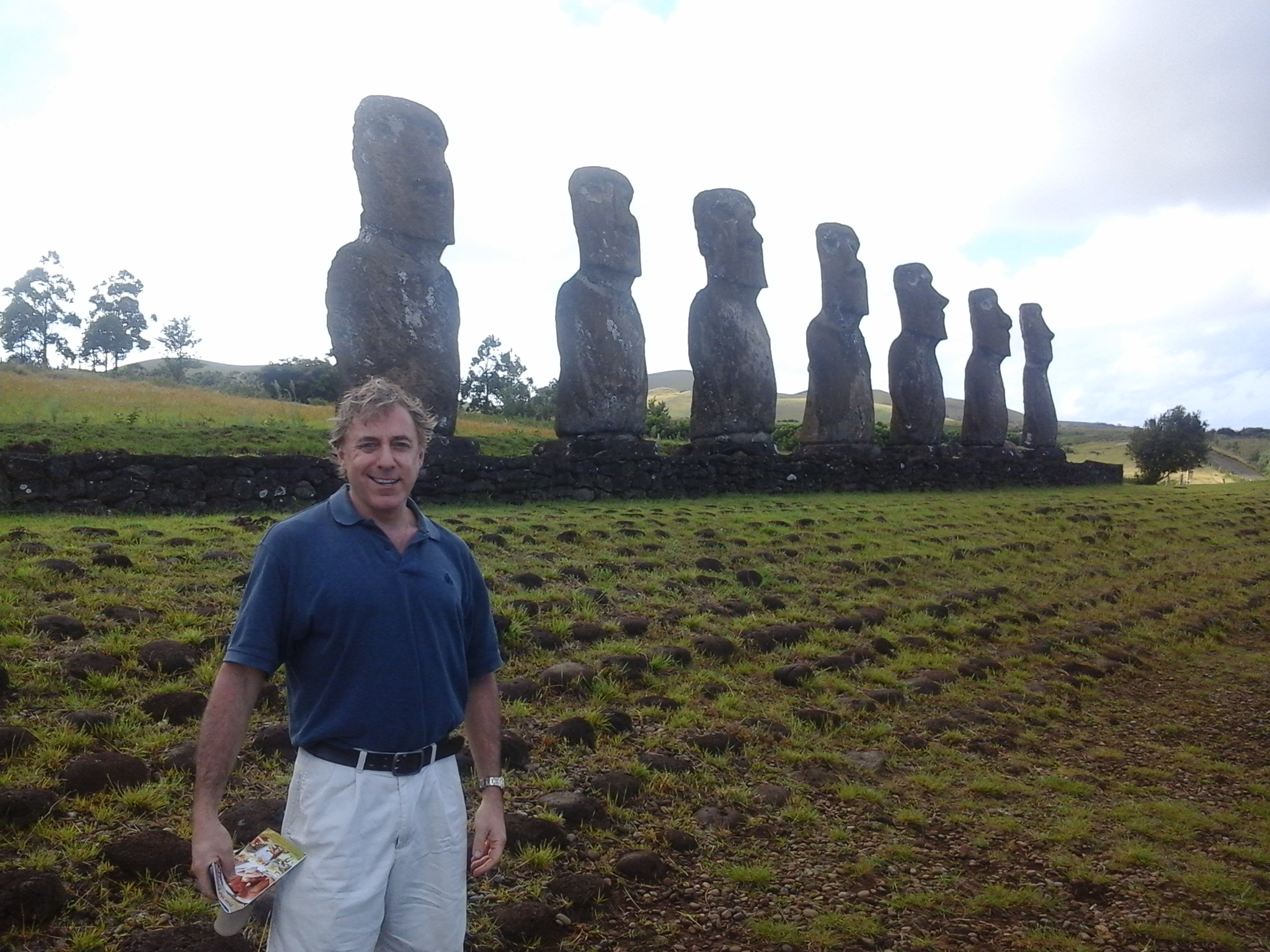 March 2014, Burton Traveled to Chile, Easter Island, Henderson & Pitcairn Islands, UK & Fr. Polynesia to Create & Direct an Original Musical, again Aboard The WORLD