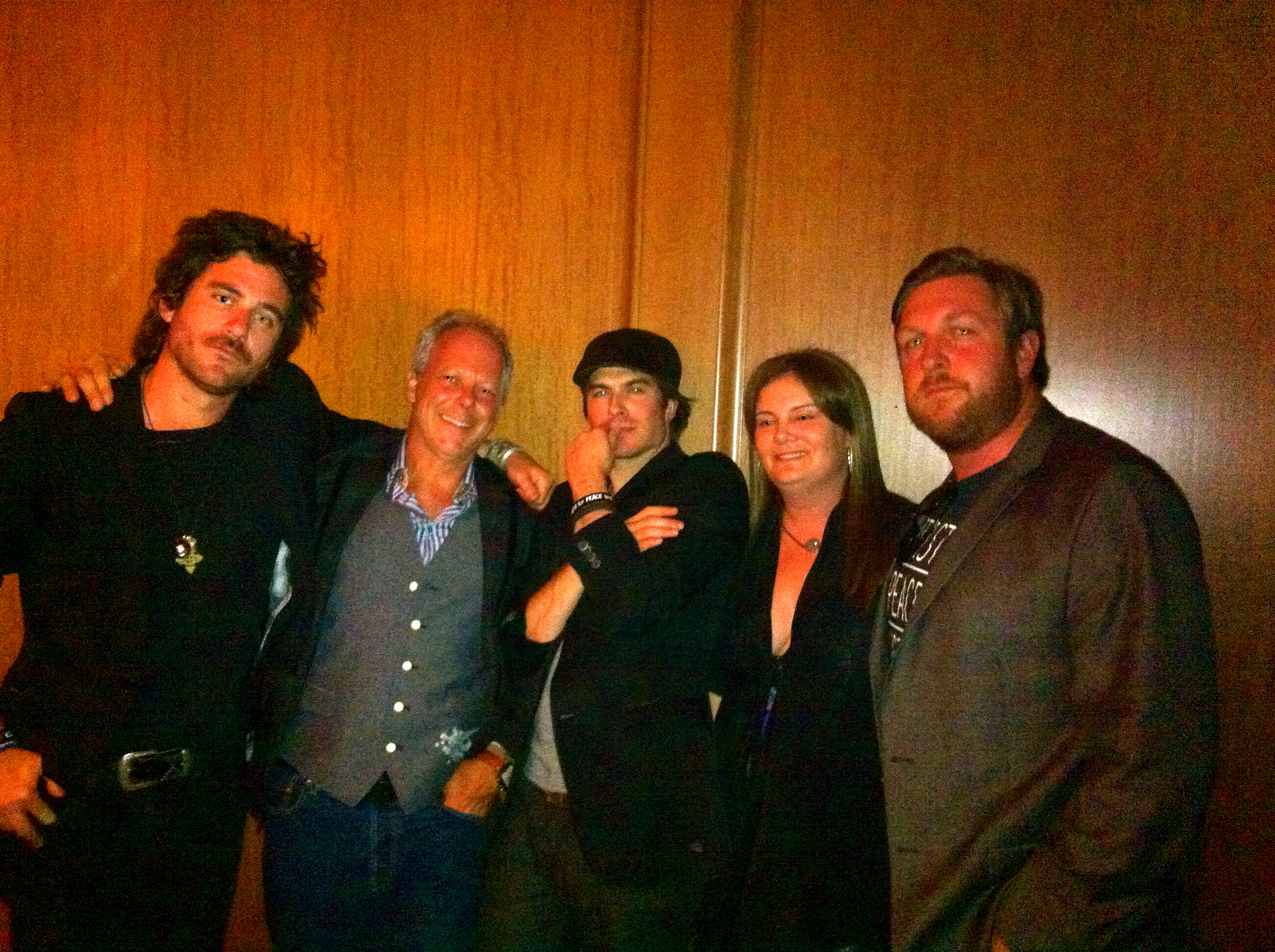 Bryn Mooser (film maker), Ian Somerhalder (actor/activist), Martha Rogers (producer), Bryn Mooser (film maker), Gareth Seltzer (producer) at TIFF 2012