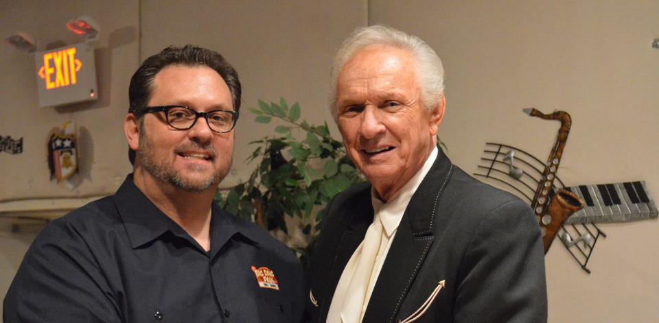 Carl Graddy and Country Music Legend Mel Tillis at the Orange Blossom Opry
