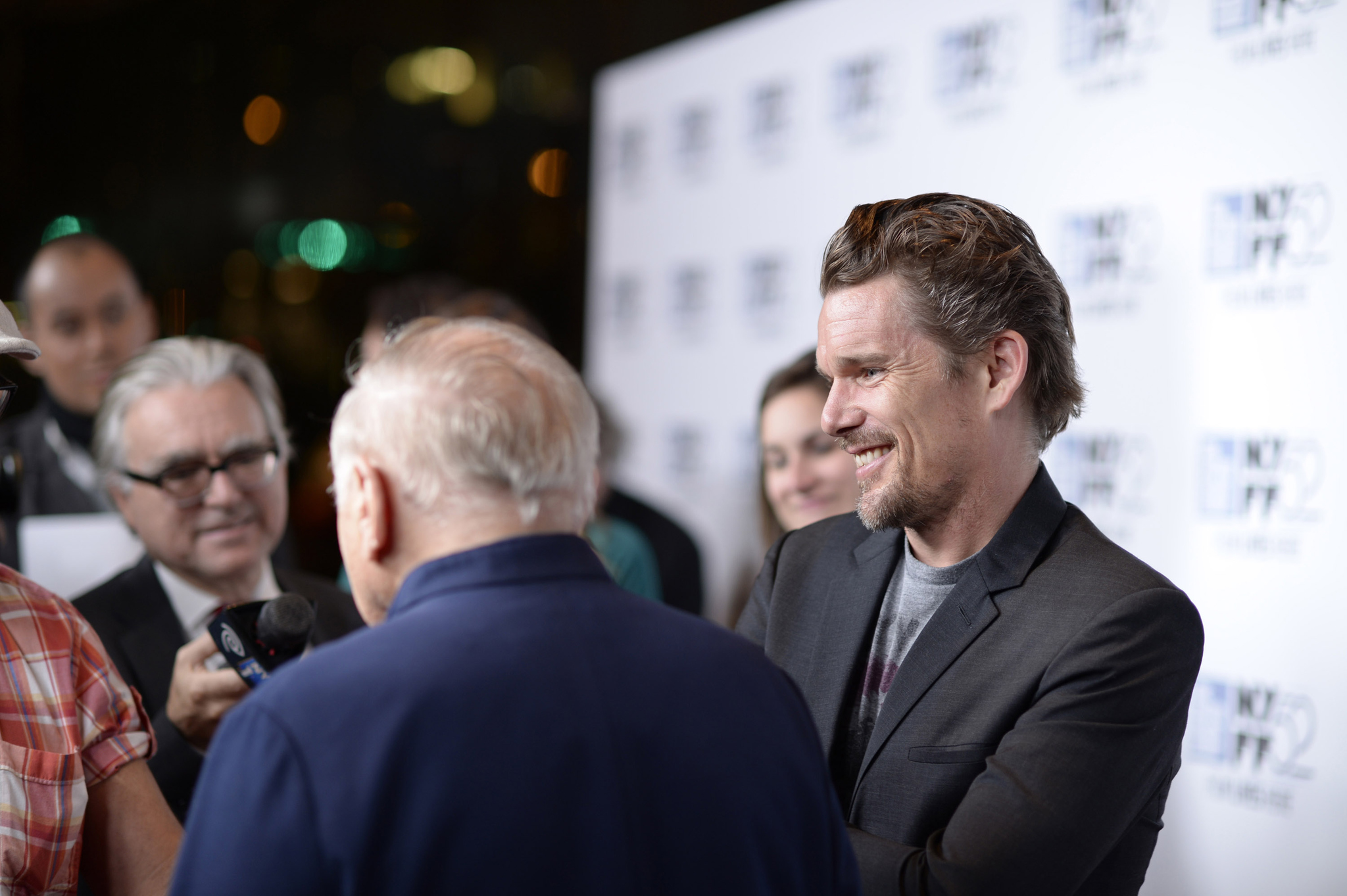 Ethan Hawke at event of Seymour: An Introduction (2014)